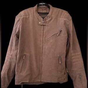 Speed and Strength Motorcycle Jacket - Gently used Sz Small Men’s Brown